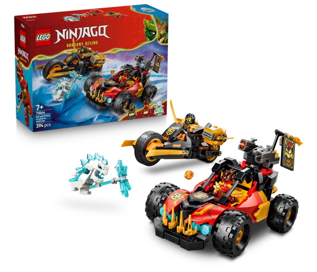 LEGO NINJAGO 71864 Wielofunkcyjne pojazdy Kaia i Cole’a - 1529845 - zdjęcie 2